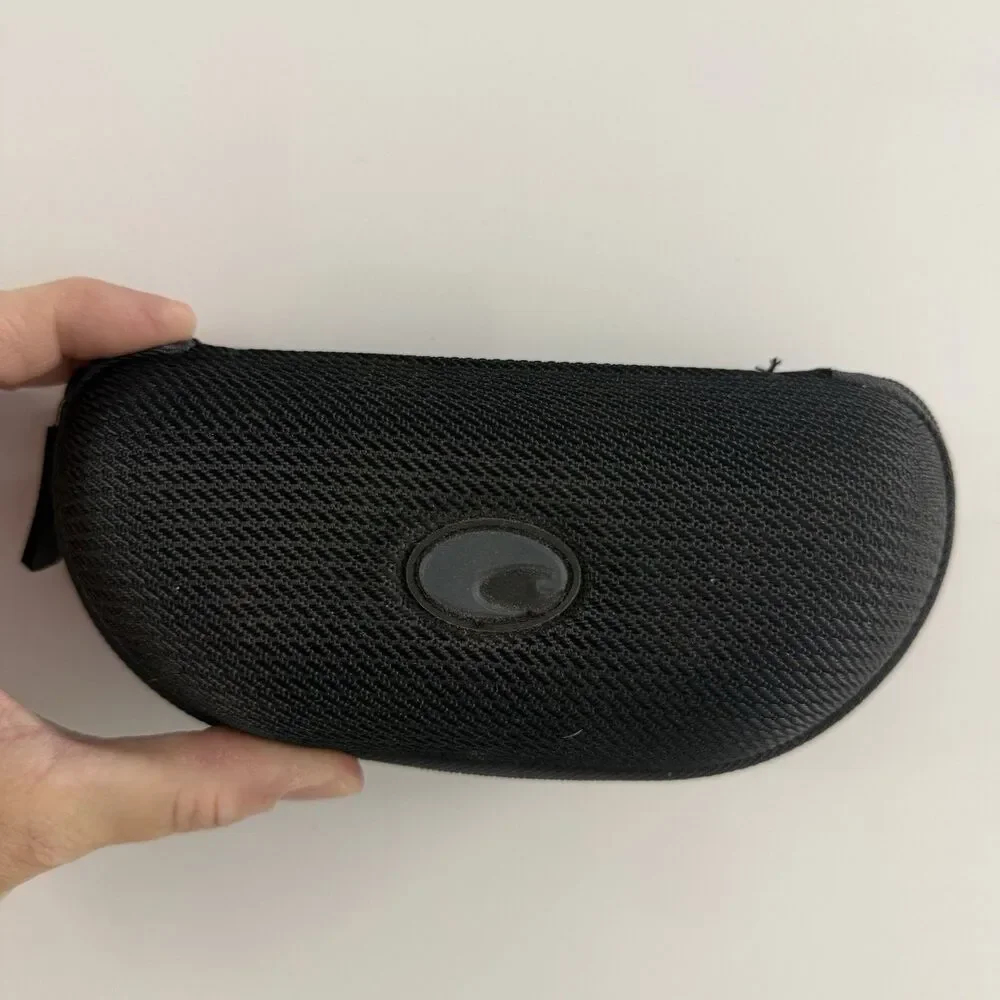 Costa Del Mar Case Zippered Sunglass Hard Case Clamshell Glasses Case/Wipe Only